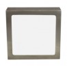 ≫ Plafón Led Cuadrado Superficie 12 Wattios Níquel 6500K 81.635-C-Ni-Dia ✔ Ferreidea