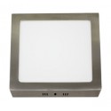 ≫ Plafón Led Cuadrado Niquel 18 Wattios Superficie Cal 81.640-C-Ni-Cal ✔ Ferreidea