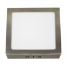 ≫ Plafón Led Cuadrado Niquel 18 Wattios Superficie Cal 81.640-C-Ni-Cal ✔ Ferreidea
