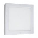 ≫ Plafón Led Cuadrado Extraplano Blanco 18 Wattios Bl 81.645-C-B-Bl ✔ Ferreidea