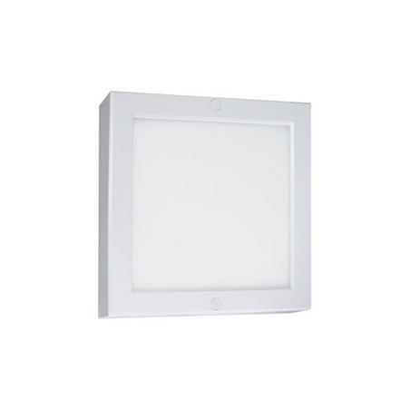 ≫ Plafón Led Cuadrado Extraplano Blanco 18 Wattios Bl 81.645-C-B-Bl ✔ Ferreidea