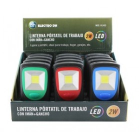 ≫ Linterna Portátil Cob Smd.Expositor 12U 60.403 ✔ Ferreidea