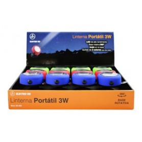 ≫ Linterna Portátil 3 Wattios Expositor 12 Unidades  60.409 ✔ Ferreidea