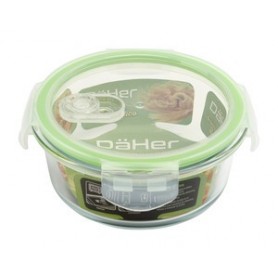 ≫ Tupper Hermético De Cristal. Redondo 600Ml 92.464-Rd-600Ml ✔ Ferreidea