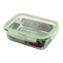 ≫ Tupper Hermético De Cristal. Rectangular.1500Ml 92.464-Rt-1500Ml ✔ Ferreidea