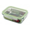 ≫ Tupper Hermético De Cristal. Rectangular.1000Ml 92.464-Rt-1000Ml ✔ Ferreidea