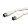 ▷ Conexión Tv Blindada Con Filtro 1.5 Metros Blanc 37.002-1.5-B-Gr - Pack 20 uds