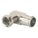 ≫ Conector F Macho Conexion Rápida-F Macho 90º 19.568 ✔ Ferreidea