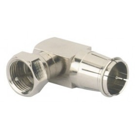 ≫ Conector F Macho Conexion Rápida-F Macho 90º 19.568 ✔ Ferreidea