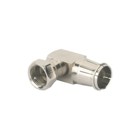 ≫ Conector F Macho Conexion Rápida-F Macho 90º 19.568 ✔ Ferreidea