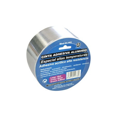 ≫ Cinta Adhesiva Aluminio. 50Mm X 25Metros  04.465-25 ✔ Ferreidea