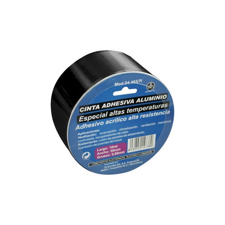 ≫ Cinta Adhesiva Aluminio. 50 X 10Metros Negra 04.465-N ✔ Ferreidea