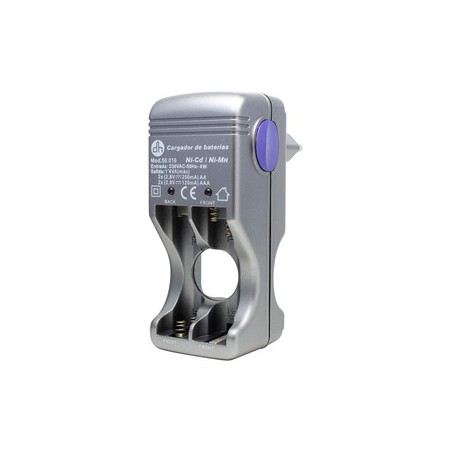 ≫ Cargador Baterías Ni-Cd-Ni-Mh,2 Ó 4 Bateria  50.016 ✔ Ferreidea