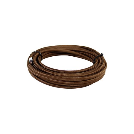 ≫ Cable Eléctrico Con Cubierta Textil 5 Metros Marrón. 12.099-C-M ✔ Ferreidea