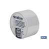 Cinta Aislante de PVC Blanco 0,15 mm x 50 mm x 33 m