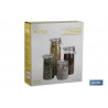 Set de frascos y botes para almacenamiento hermético Cofan