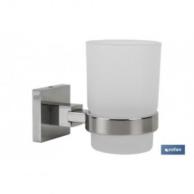 Portavasos para baño Acero Inoxidable Medidas: 11,2 x9,3 x 7 cm