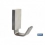 Percha de acero inoxidable para baño Madeira Cofan