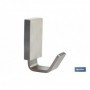 Percha de acero inoxidable para baño Madeira Cofan