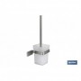 Escobillero para cuarto de baño Fabricado en acero inoxidable Madeira Cofan