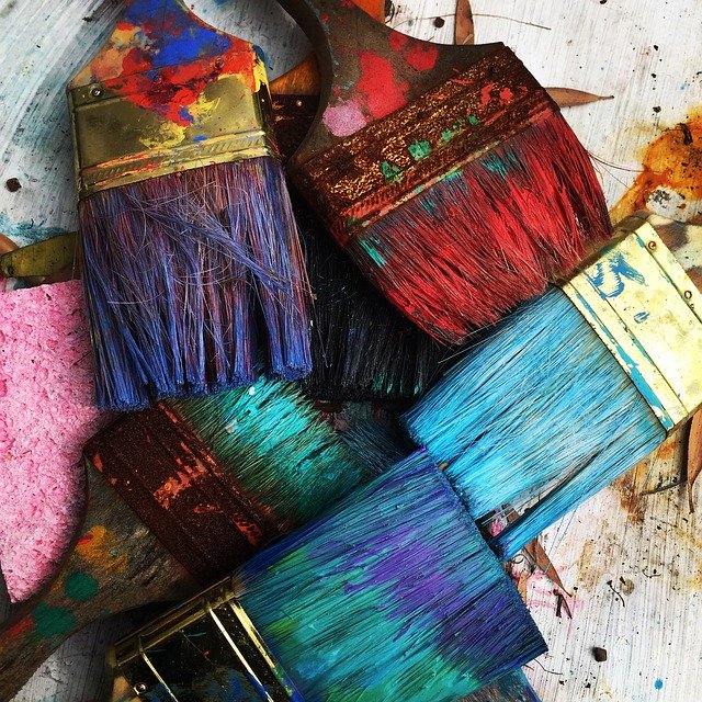 ¿Cómo se limpian las brochas después de pintar?​