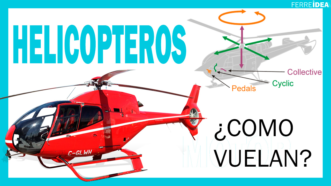 ¿Cómo VUELAN los HELICOPTEROS? ? Explicado Paso a Paso